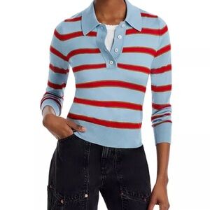 RE/DONE 'The Memphis' Polo is a vintage-inspired long-sleeve polo shirt Sweater